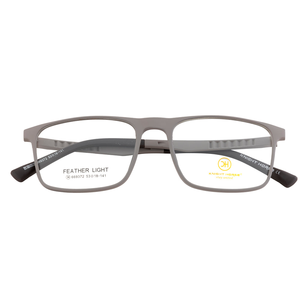 Rectangle Glasses| Lightweight| Matte Taupe| Flexible Fit