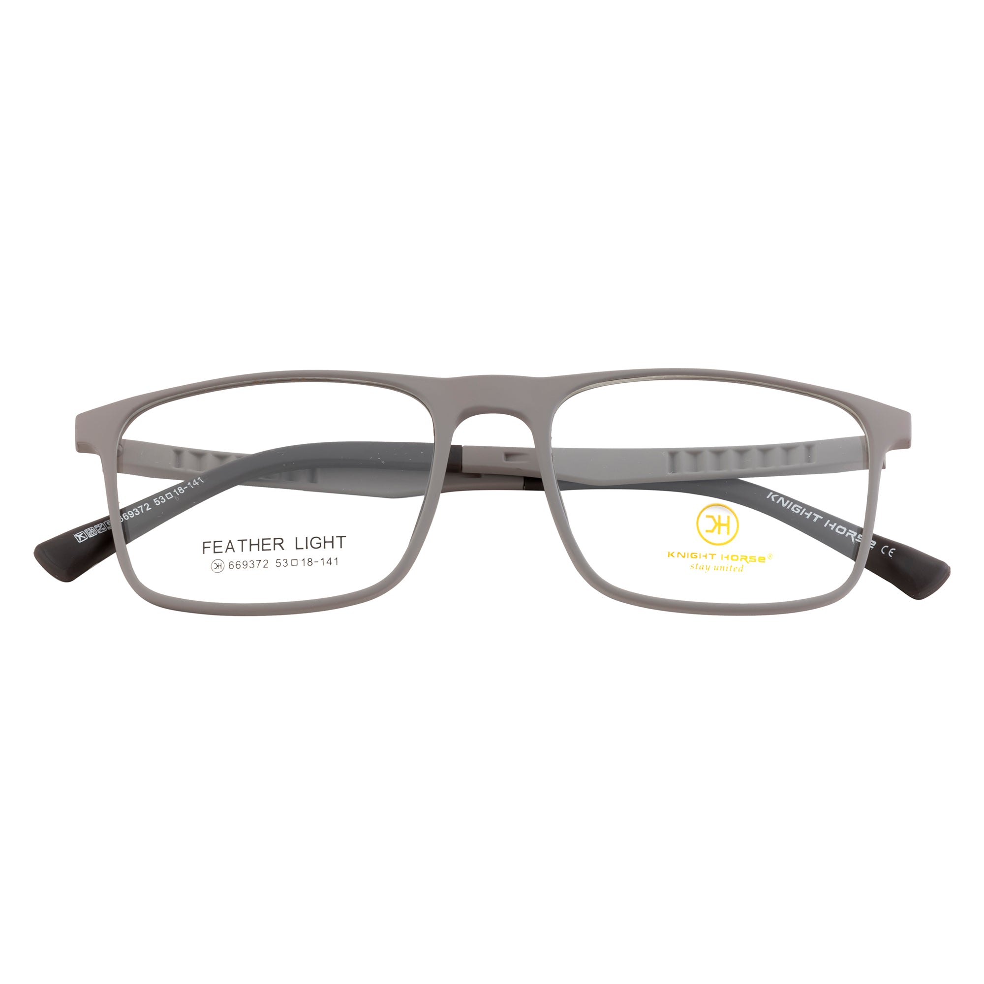 Rectangle Glasses| Lightweight| Matte Taupe| Flexible Fit