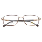 Matte Brown Premium Metal Eyewear – Lightweight & Durable