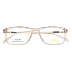 Rectangle Glasses | High-Quality Spring Hinges | Gloss Beige | Stylish & Durable