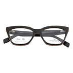 Cat-Eye Eyewear for Women – Bold & Fashionable Black/Beige frame