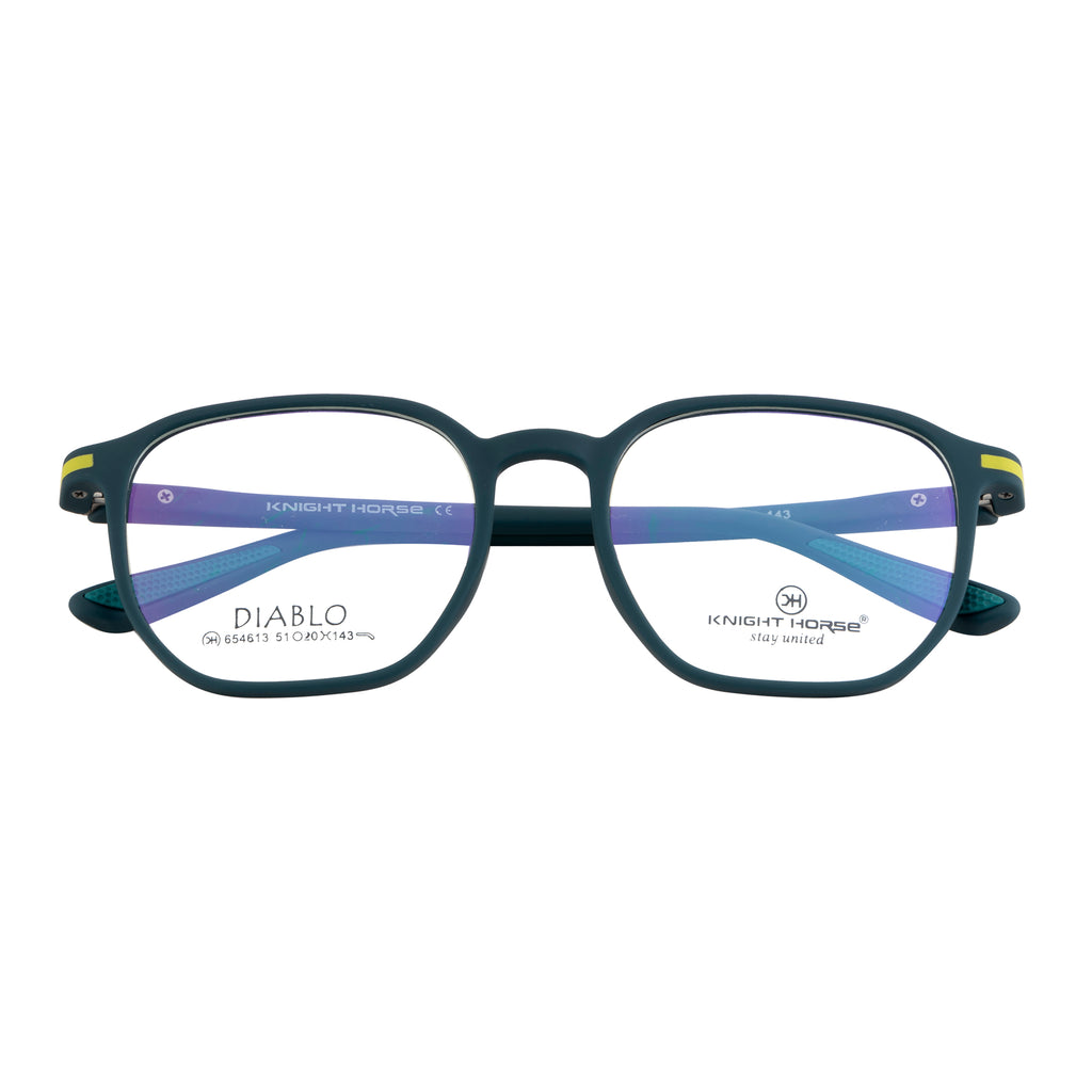 Eyewear | Matte Dark Green | Trendy Eyewear with Spring Hinges