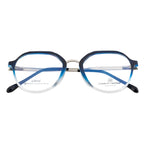 Geometric Eyewear – Stylish Fancy Frames| Dual-Tone Design| Glossy Finish