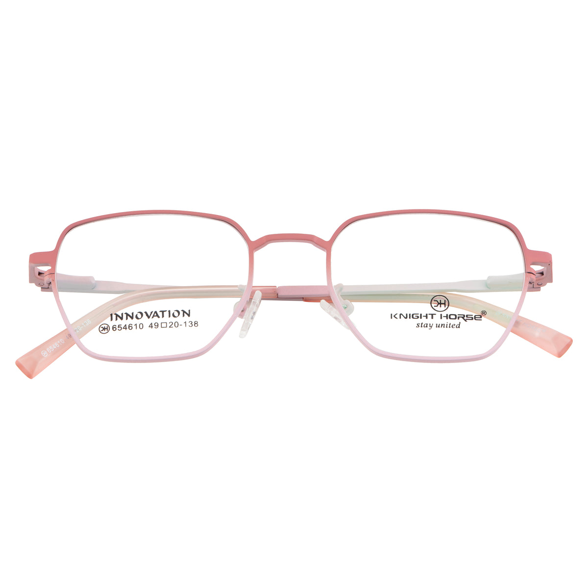 Women’s Eyewear – Modern Geometric Frame in Pink