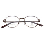 Classic Octagon Shape Eyewear | Sophisticated Brown Finish