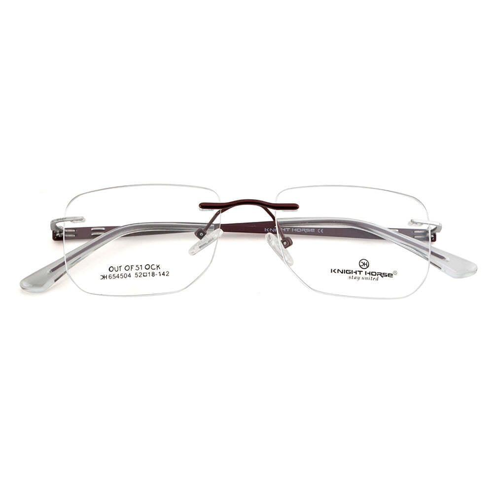 Knight Horse Rimless Eyewear Frame for Men & Women | Lightweight