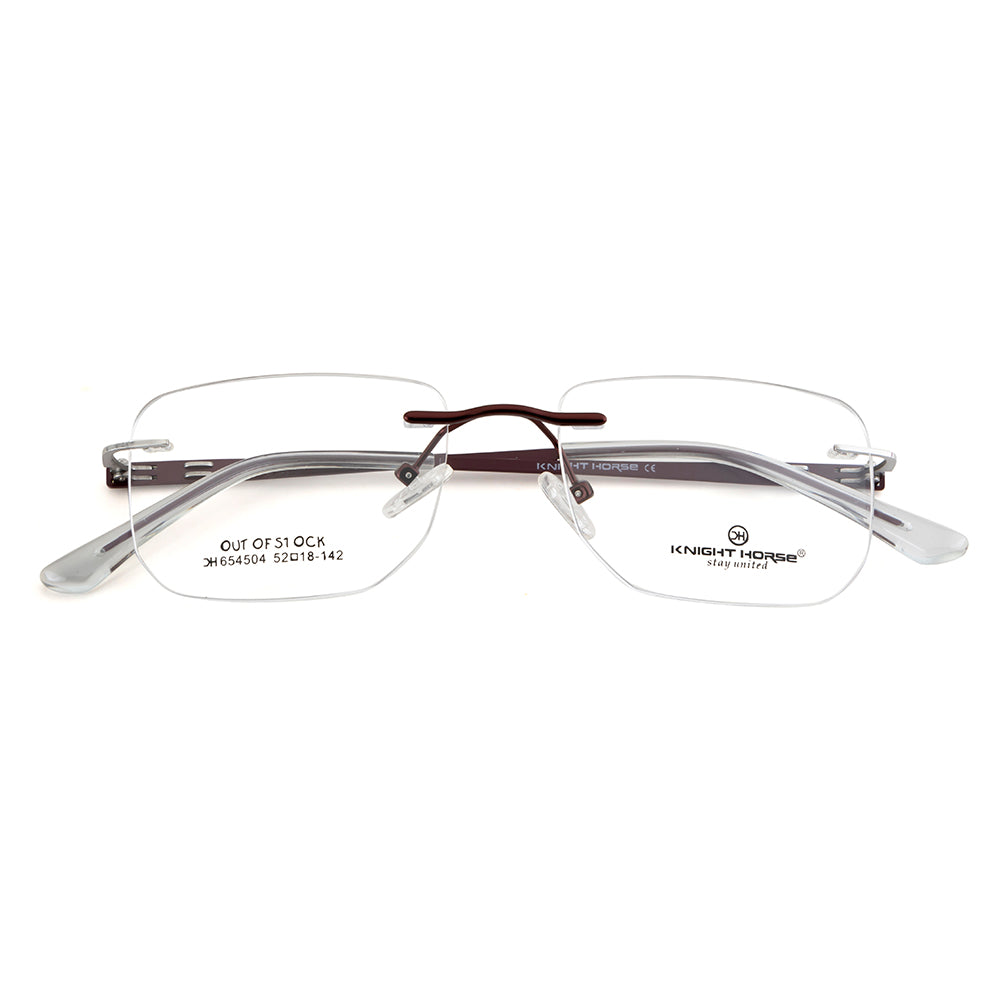 Knight Horse Rimless Eyewear Frame for Men & Women | Lightweight