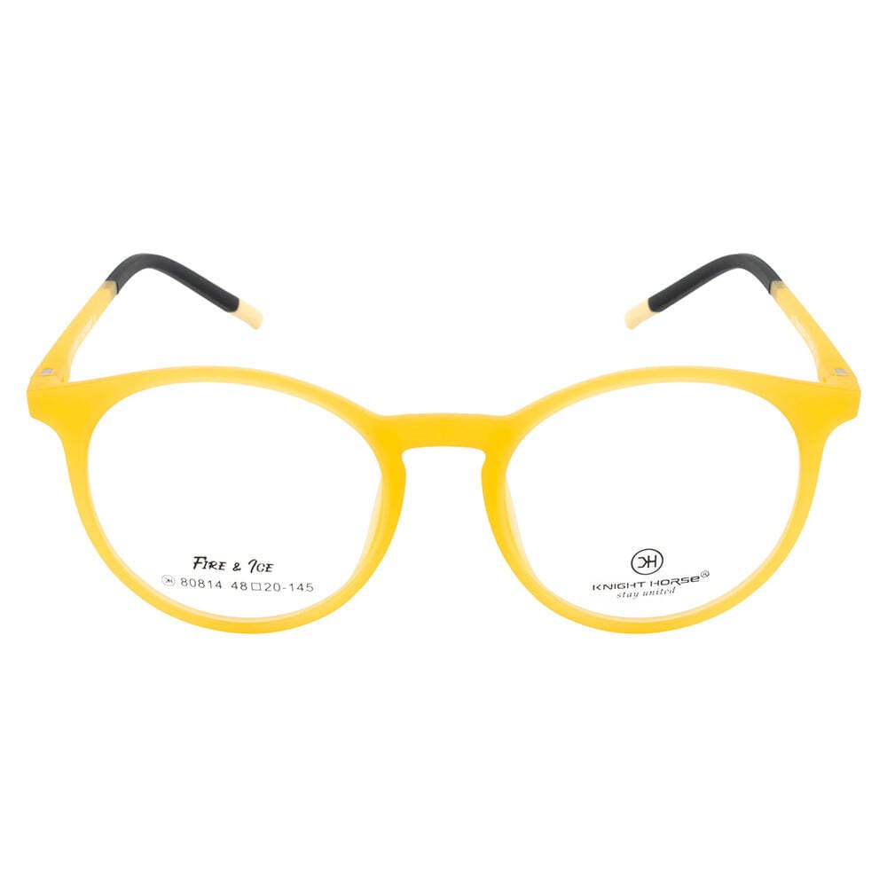 Knight Horse BoldCurve - Yellow Frame with Spring Hinges