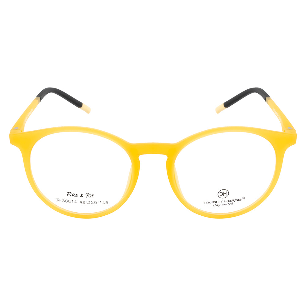 Knight Horse BoldCurve - Yellow Frame with Spring Hinges