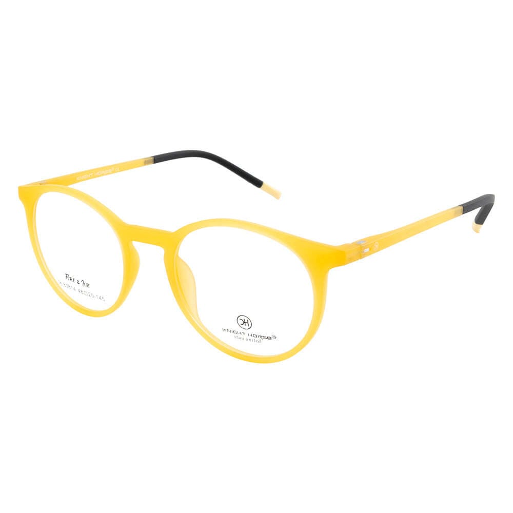 Knight Horse BoldCurve - Yellow Frame with Spring Hinges