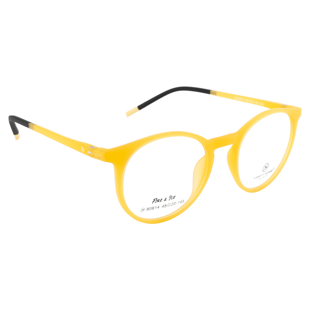 Knight Horse BoldCurve - Yellow Frame with Spring Hinges