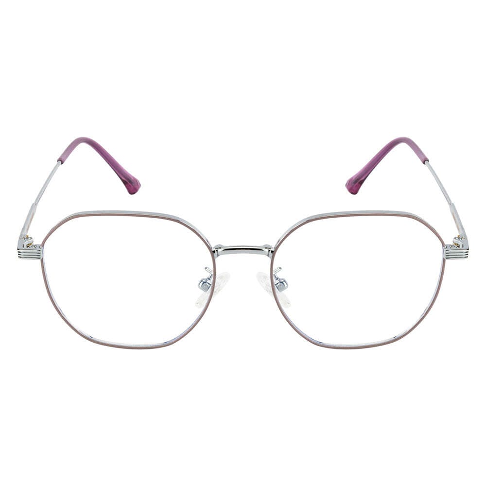 Knight Horse Eyewear – Silver & Purple | Lightweight Stylish Optical Frame
