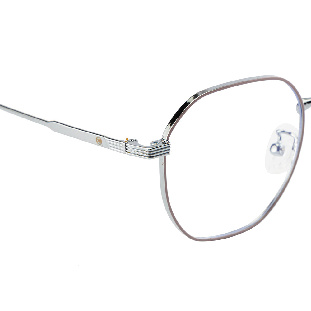 Knight Horse Eyewear – Silver & Purple | Lightweight Stylish Optical Frame