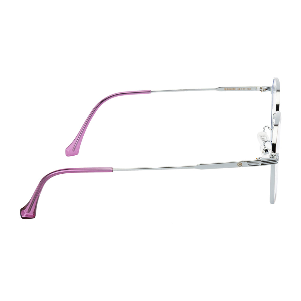 Knight Horse Eyewear – Silver & Purple | Lightweight Stylish Optical Frame