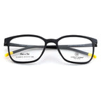 Knight Horse Classic Black Rectangle Eyeglass Frame