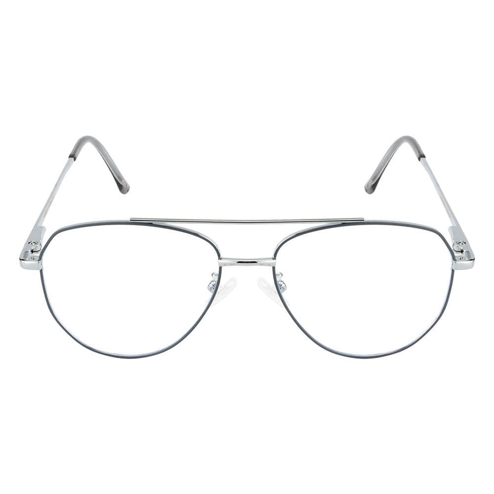 Knight Horse Classic Aviator – Dual-Color Metal Frame with Double Bar