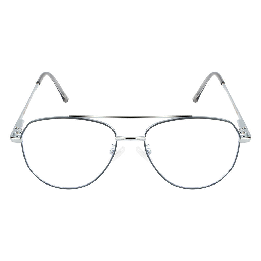 Knight Horse Classic Aviator – Dual-Color Metal Frame with Double Bar