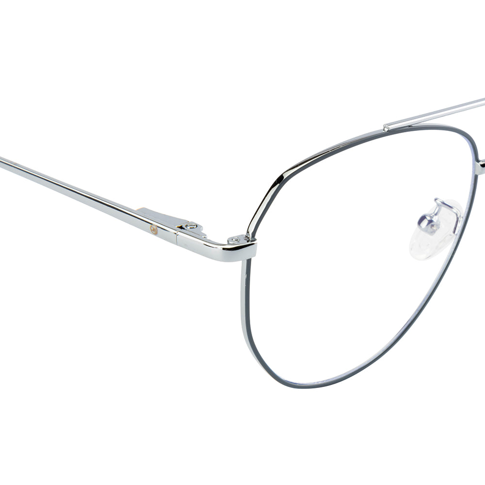 Knight Horse Classic Aviator – Dual-Color Metal Frame with Double Bar