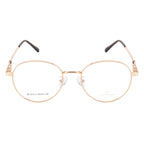 Knight Horse Lightweight Round Optical Frame – Gold| Spring Fit