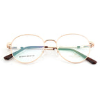 Knight Horse Lightweight Round Optical Frame – Gold| Spring Fit