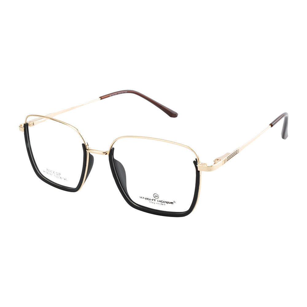 Knight Horse Minimal Series – Gold Frame with Black TR Rim