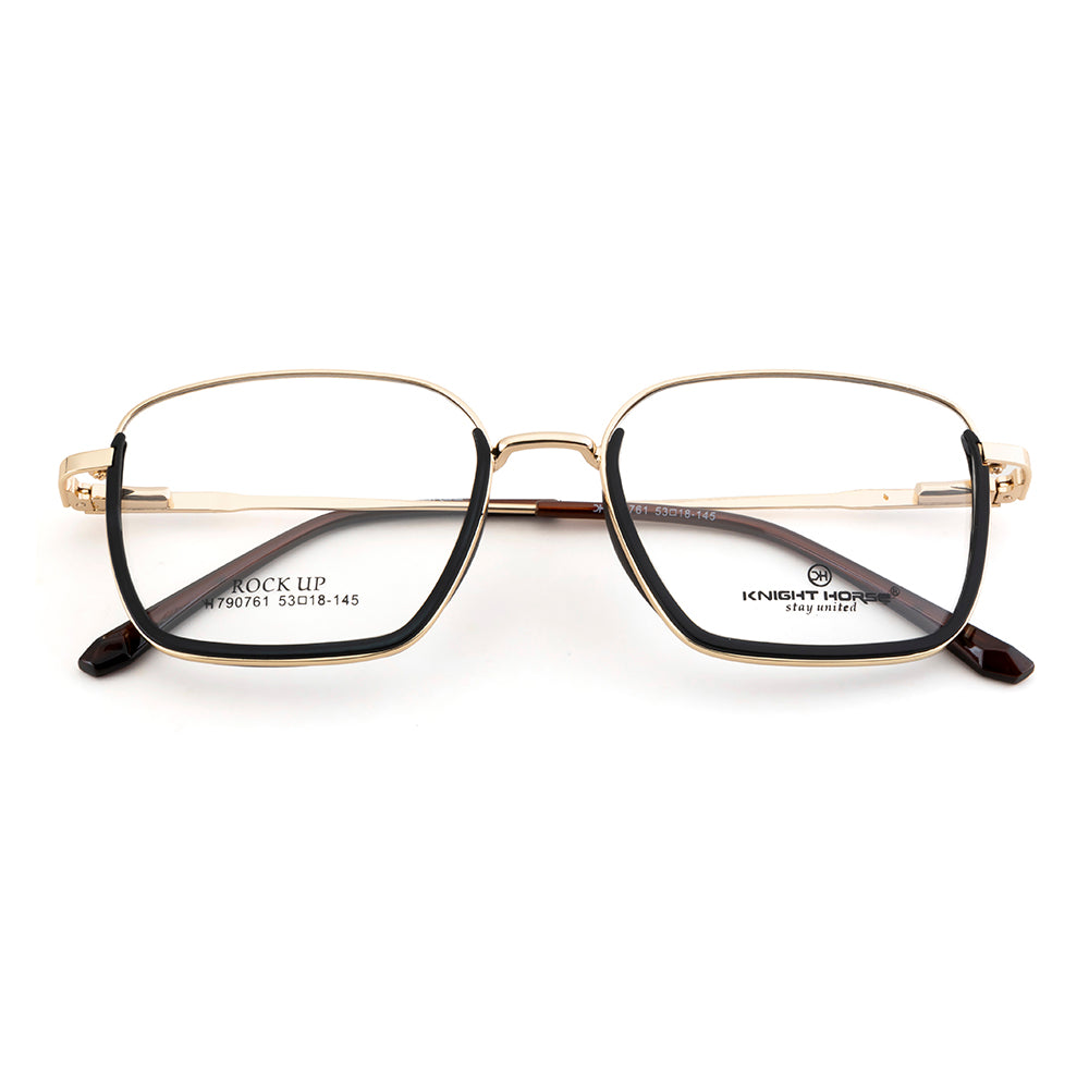 Knight Horse Minimal Series – Gold Frame with Black TR Rim