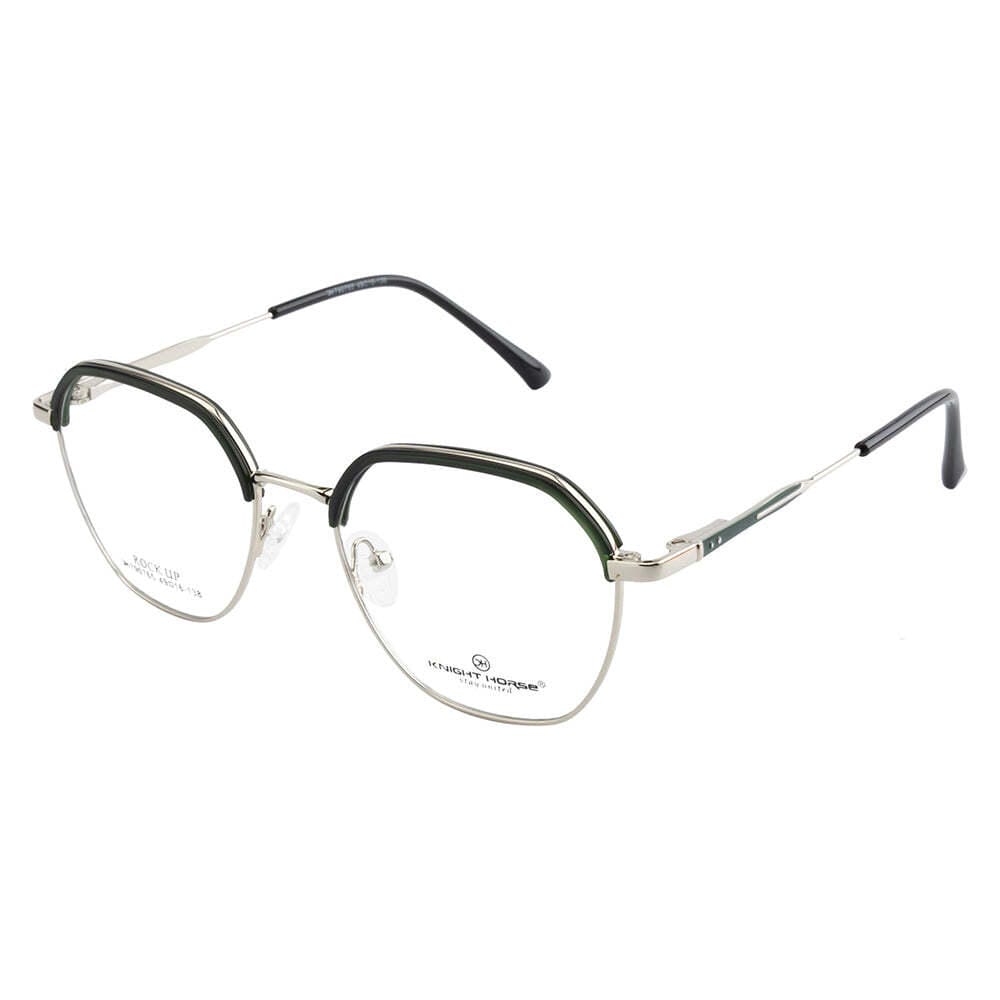 Knight Horse Sleek Silver Frame with Green Accent – Stylish & Lightweight