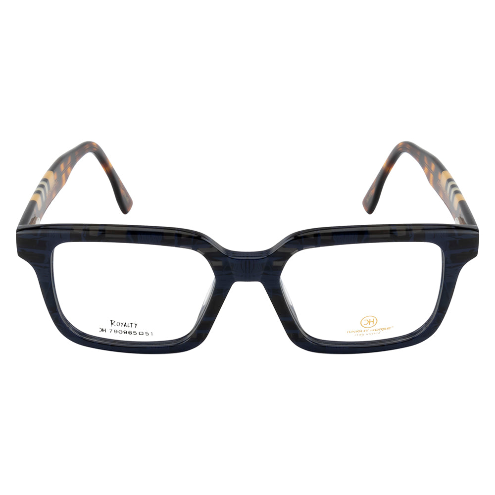 Knight Horse Designer Acetate Eyewear – Square Shape | Spring Hinges