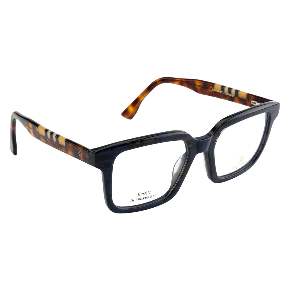 Knight Horse Designer Acetate Eyewear – Square Shape | Spring Hinges