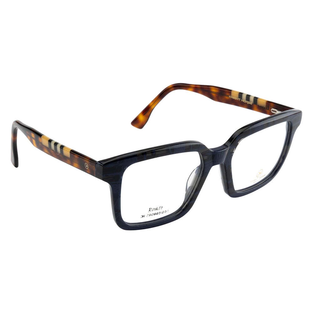 Knight Horse Designer Acetate Eyewear – Square Shape | Spring Hinges