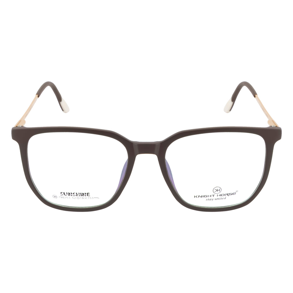 Signature Eyewear – Unisex Brown Frame with Flexible Fit
