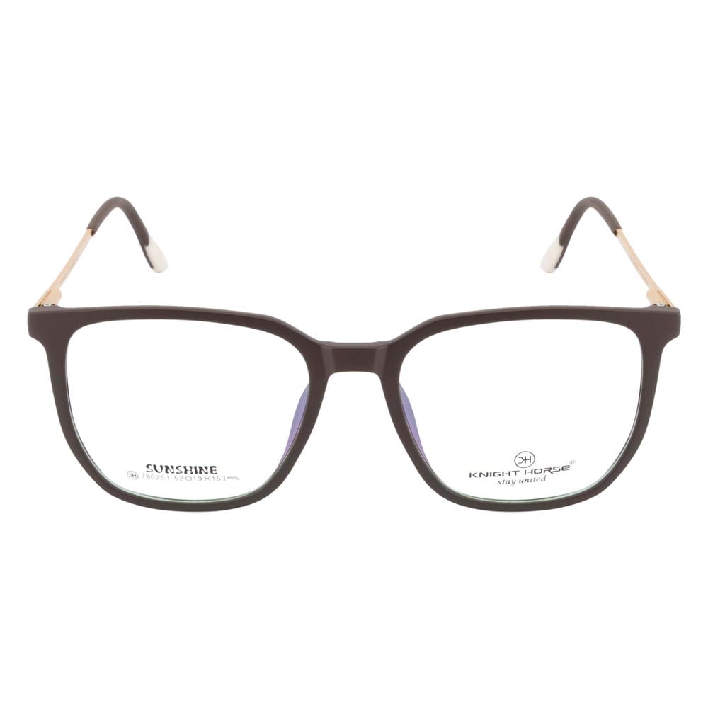 Signature Eyewear – Unisex Brown Frame with Flexible Fit