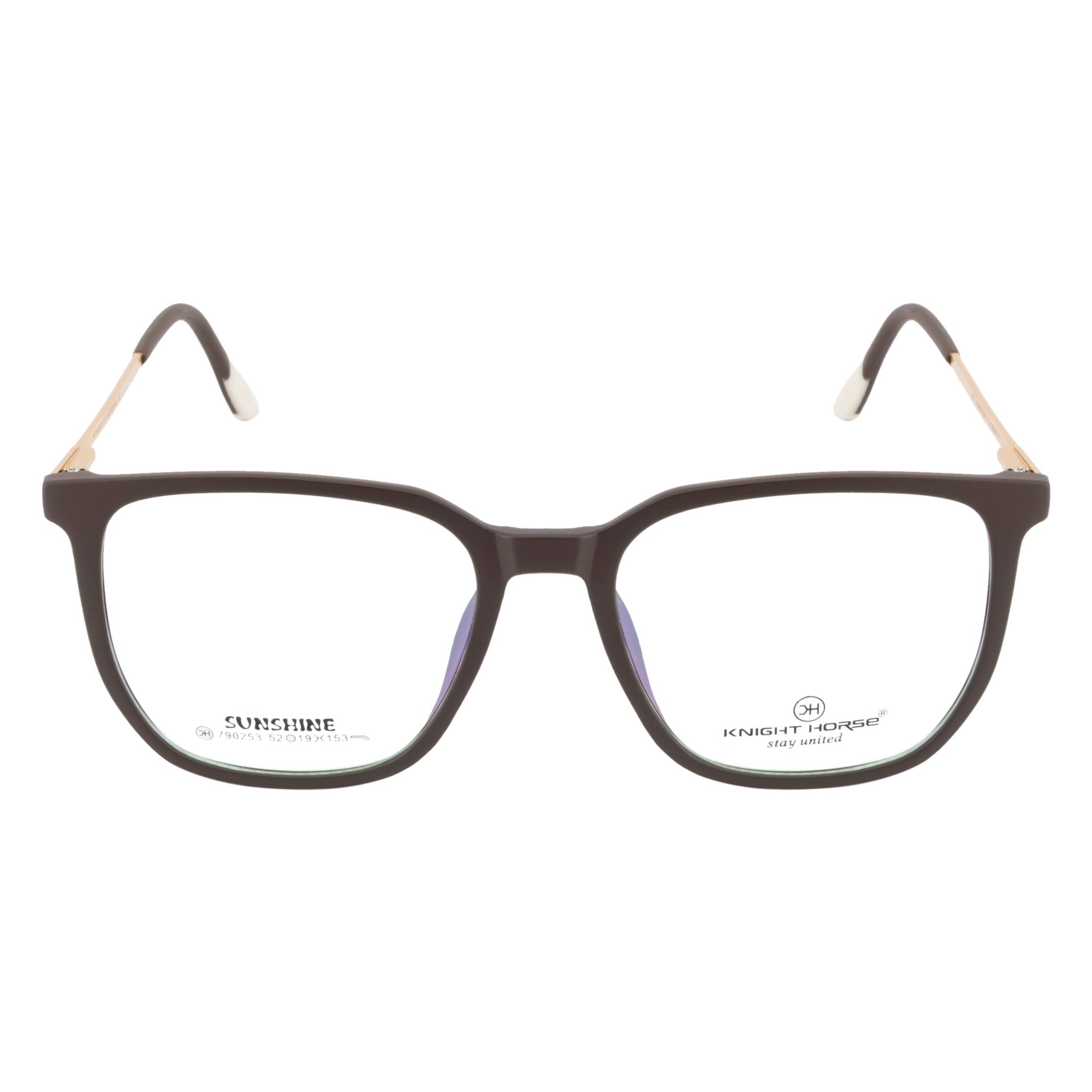 Signature Eyewear – Unisex Brown Frame with Flexible Fit