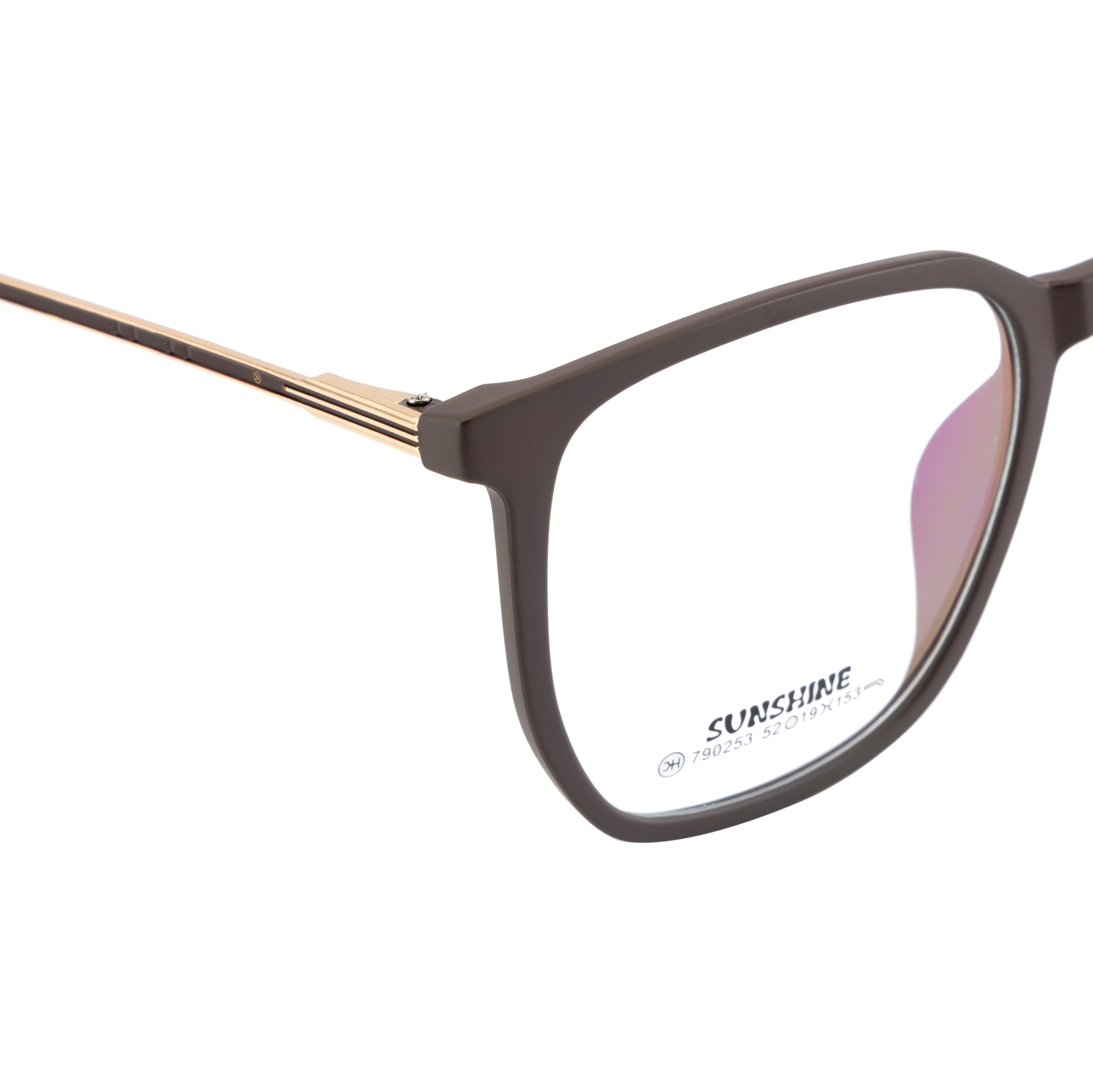 Signature Eyewear – Unisex Brown Frame with Flexible Fit