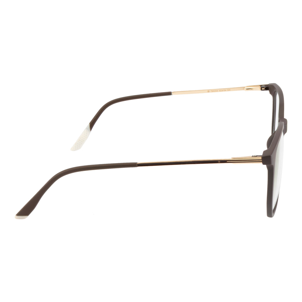 Signature Eyewear – Unisex Brown Frame with Flexible Fit