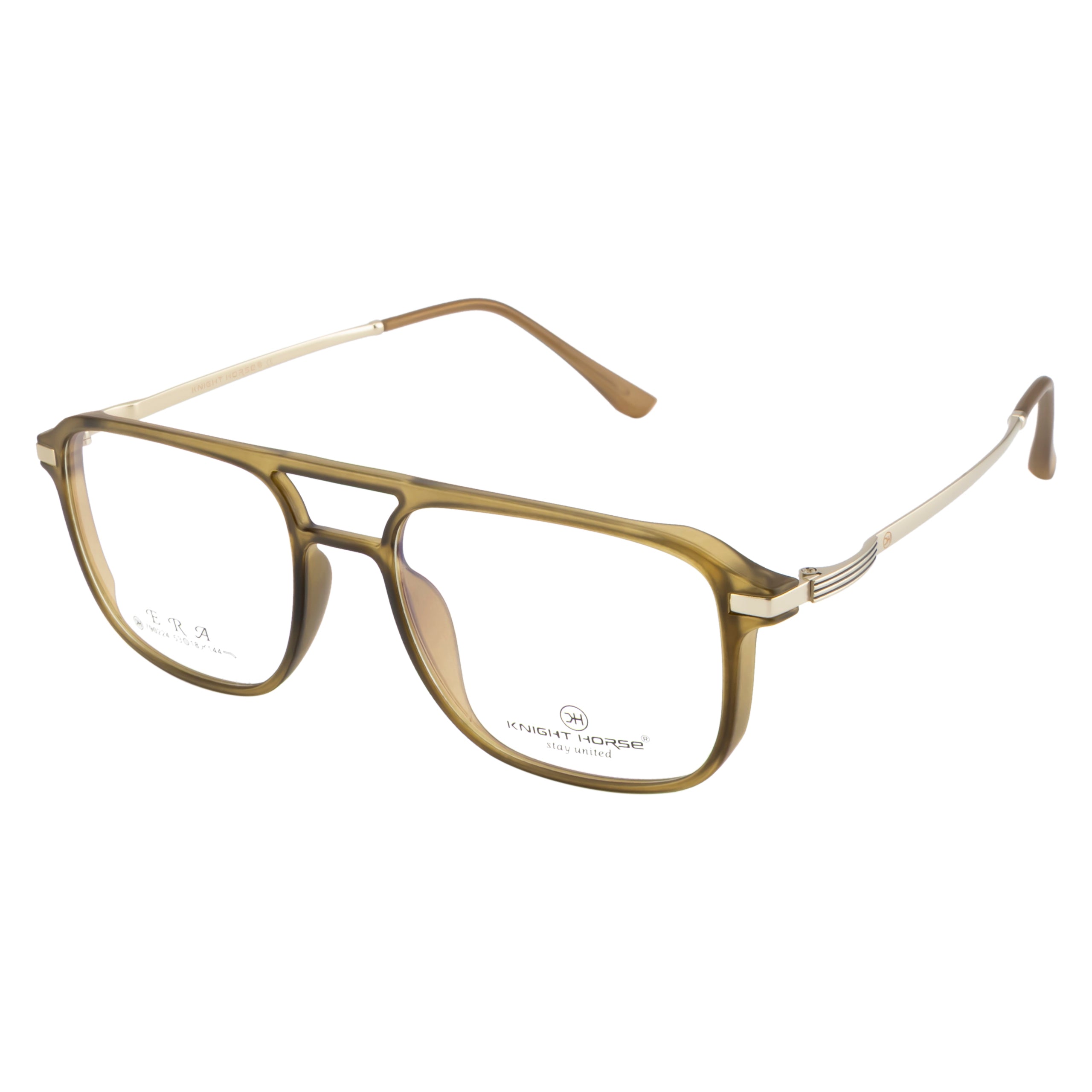 Classic Square Frame for Men – Double Bridge, Sleek & Comfortable