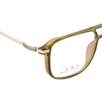 Classic Square Frame for Men – Double Bridge, Sleek & Comfortable