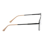 Men’s Optical Frame -Metal Frame with Double Bridge | Black Color | Flexible Spring Temples