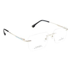 Stylish Rimless Eyeglass Frame with Spring Hinges