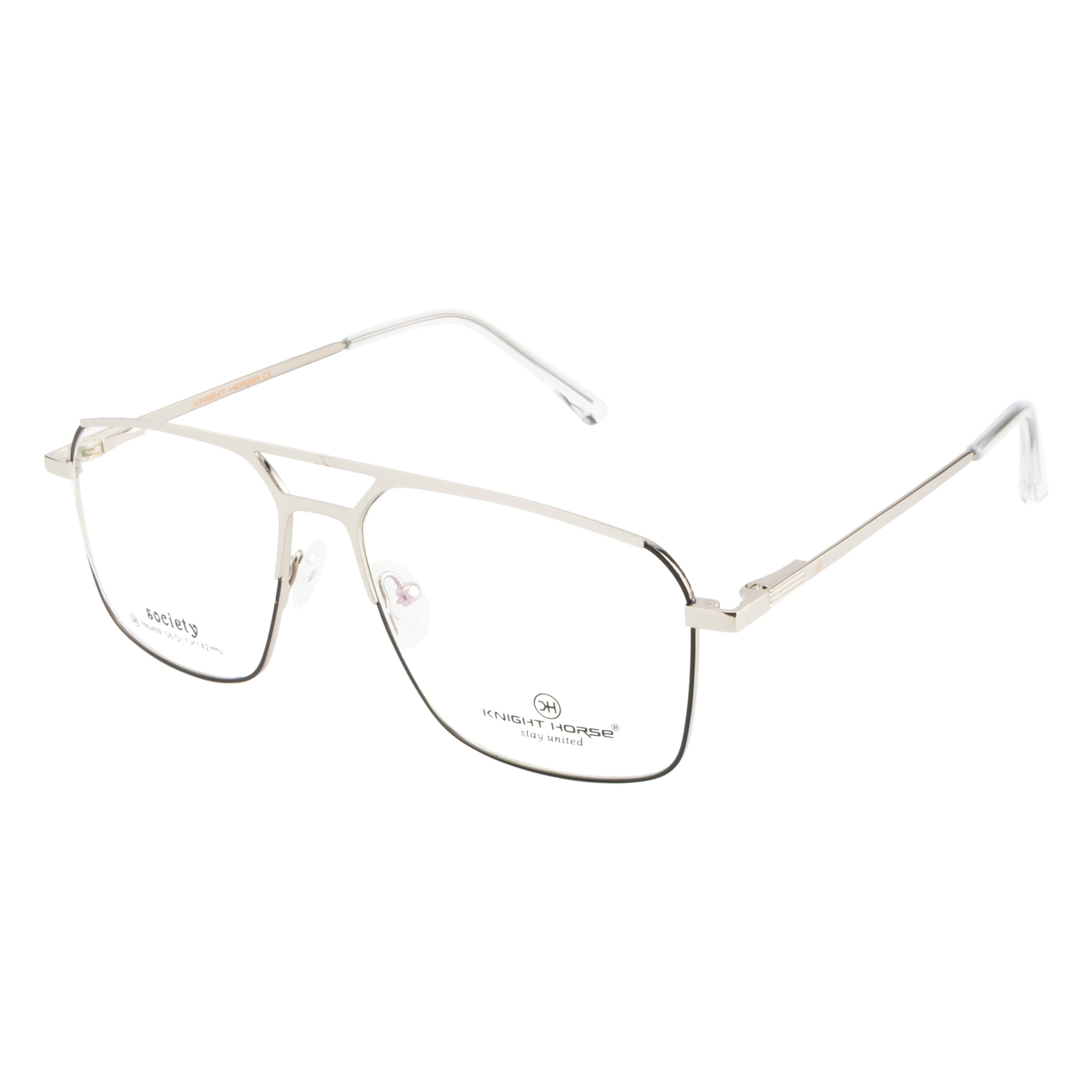 Eyeglass Frame for Men | Double Bridge | Flexible Temples