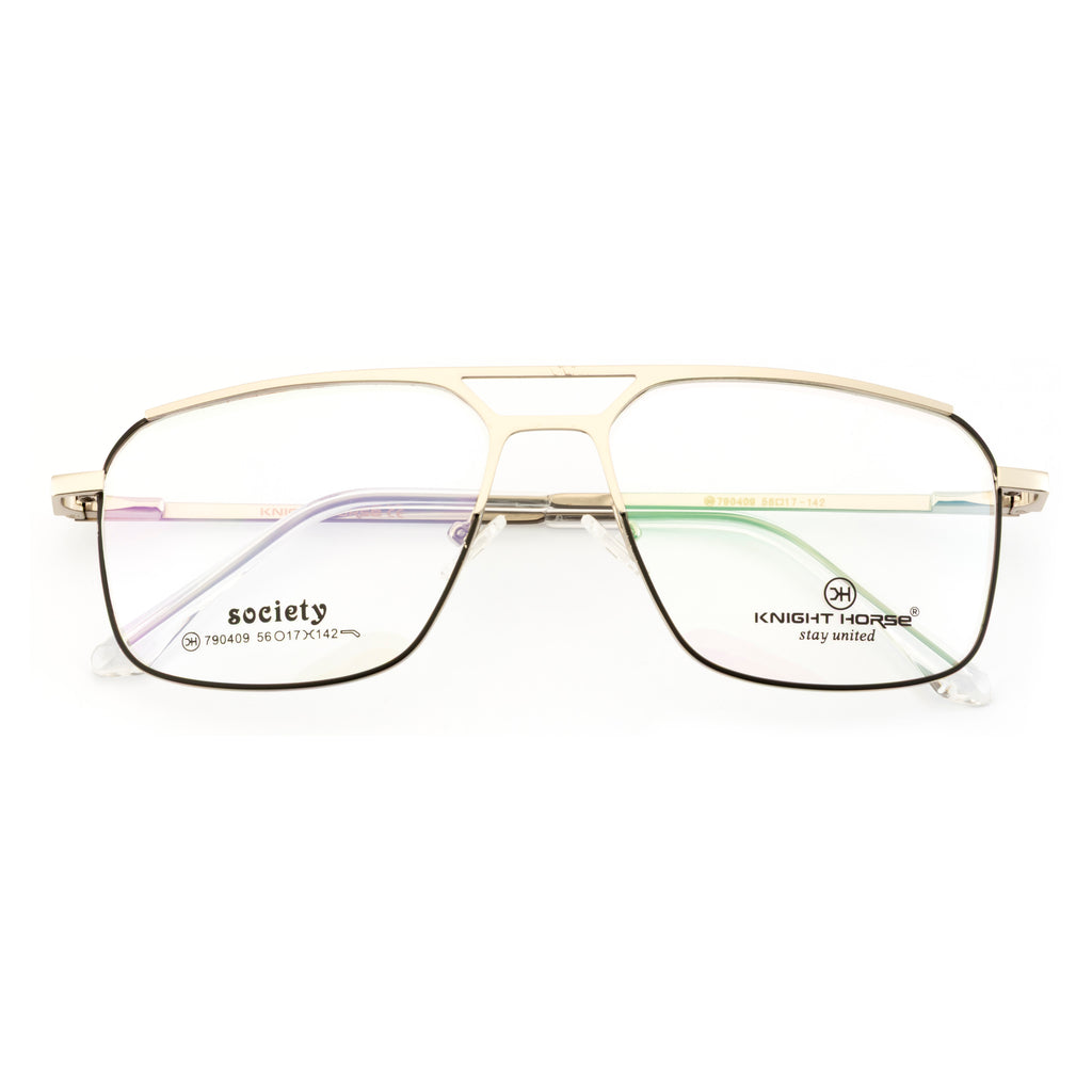 Eyeglass Frame for Men | Double Bridge | Flexible Temples