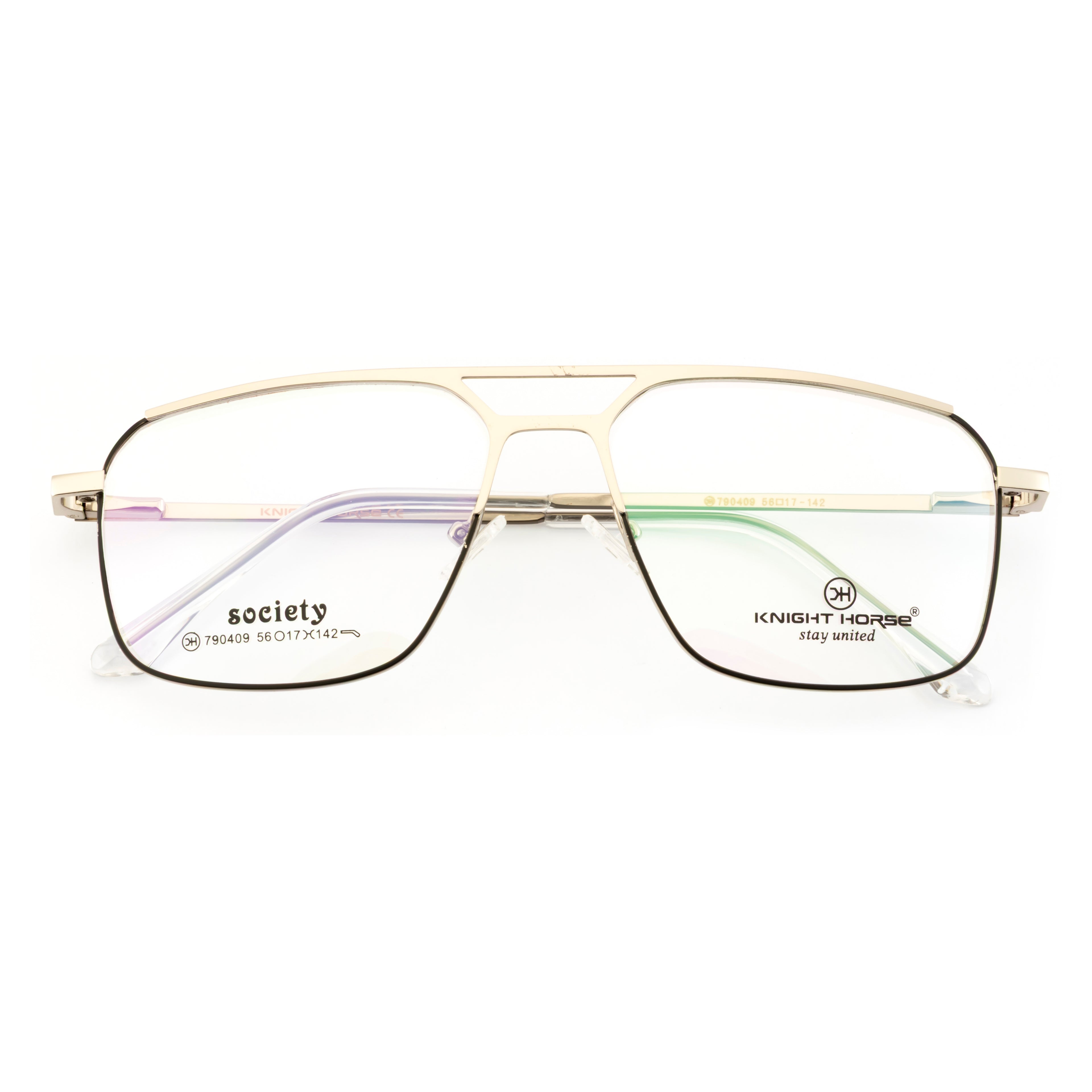 Eyeglass Frame for Men | Double Bridge | Flexible Temples