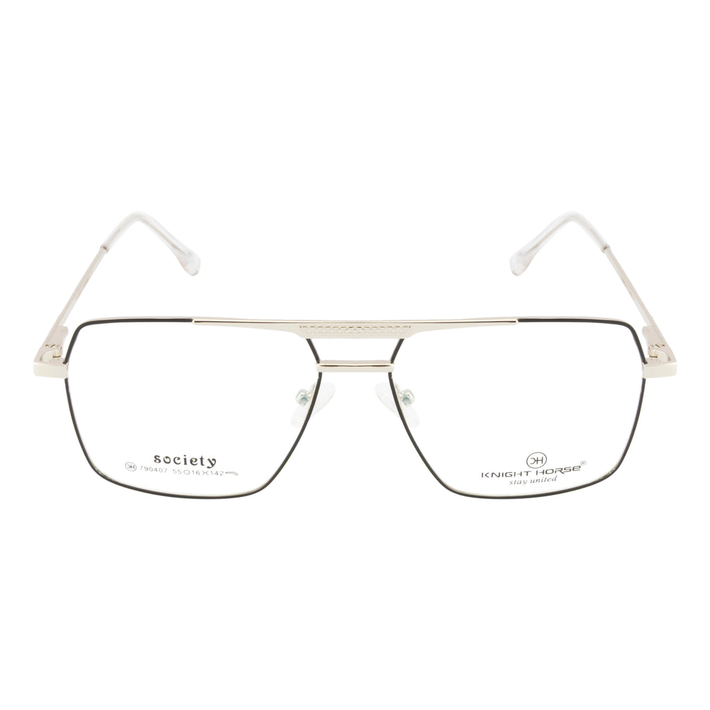 Premium Men's Eyewear Frame | Sleek Double Bar Look