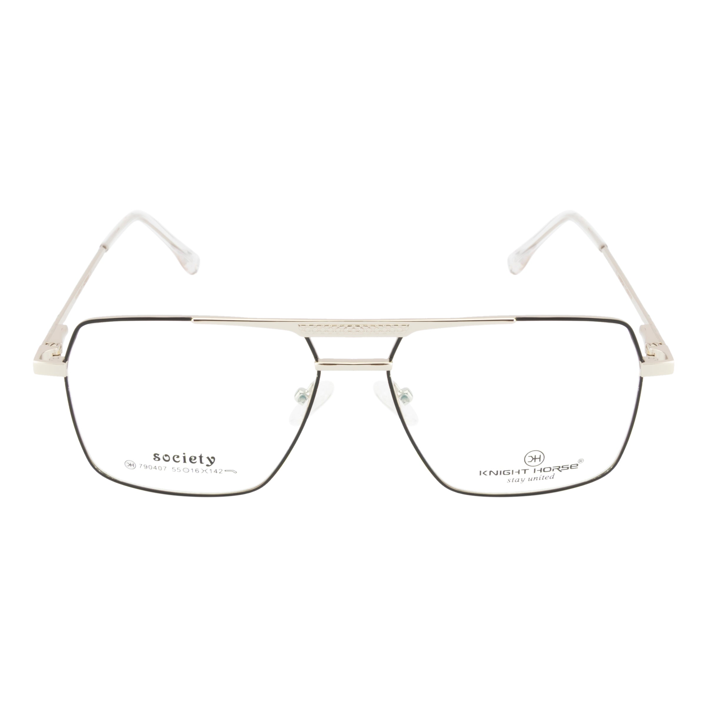 Premium Men's Eyewear Frame | Sleek Double Bar Look
