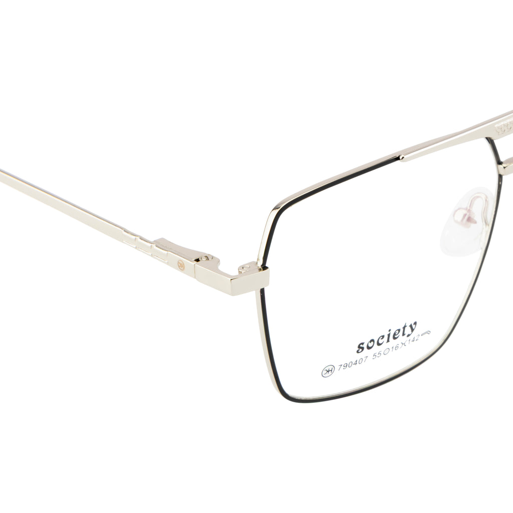 Premium Men's Eyewear Frame | Sleek Double Bar Look