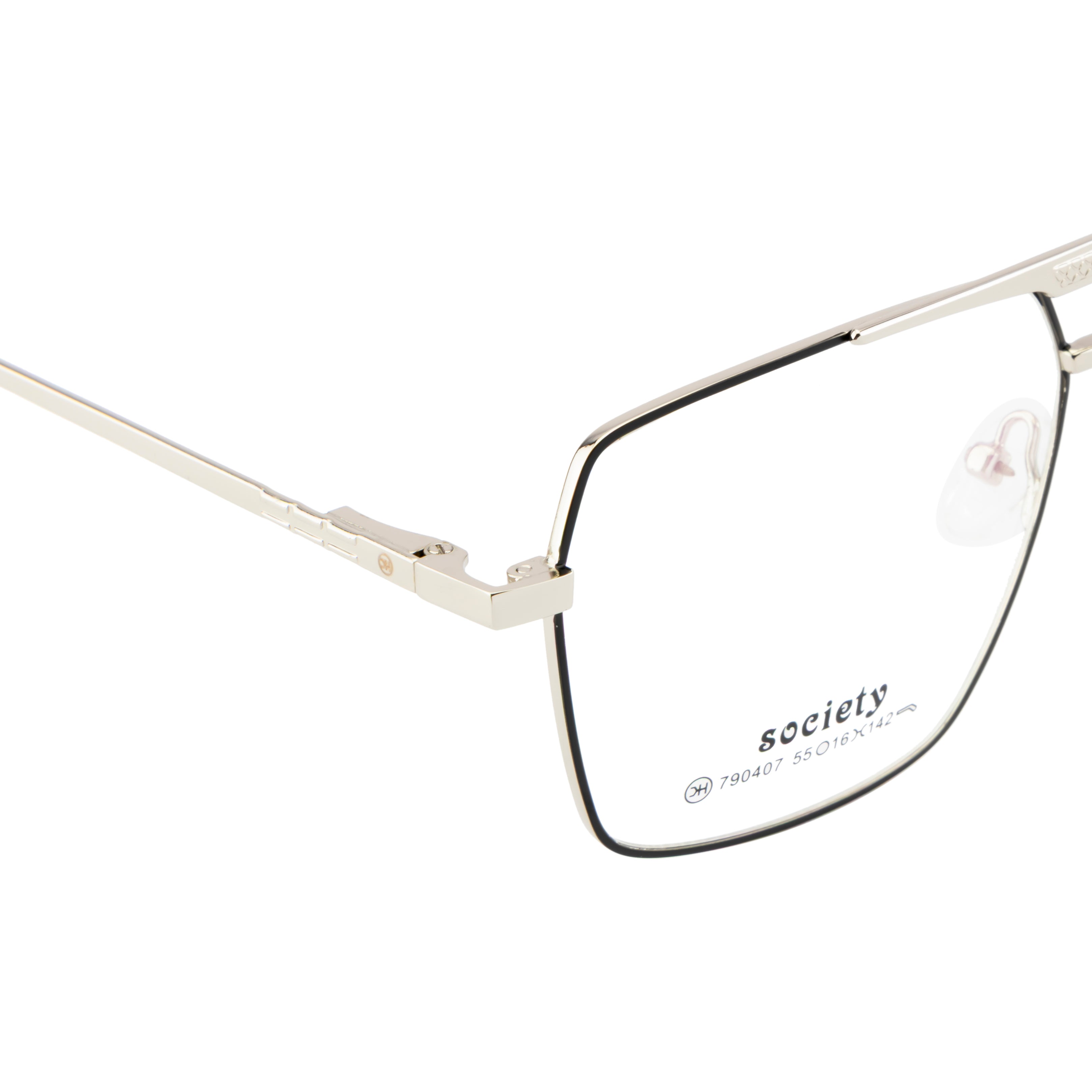 Premium Men's Eyewear Frame | Sleek Double Bar Look