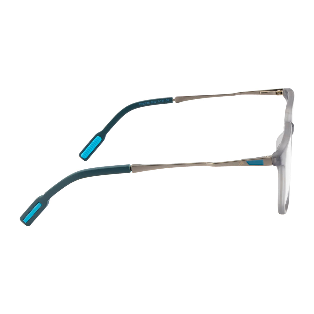 Trendy Eyewear Frame – Unique Two-Tone Design with Spring Hinges