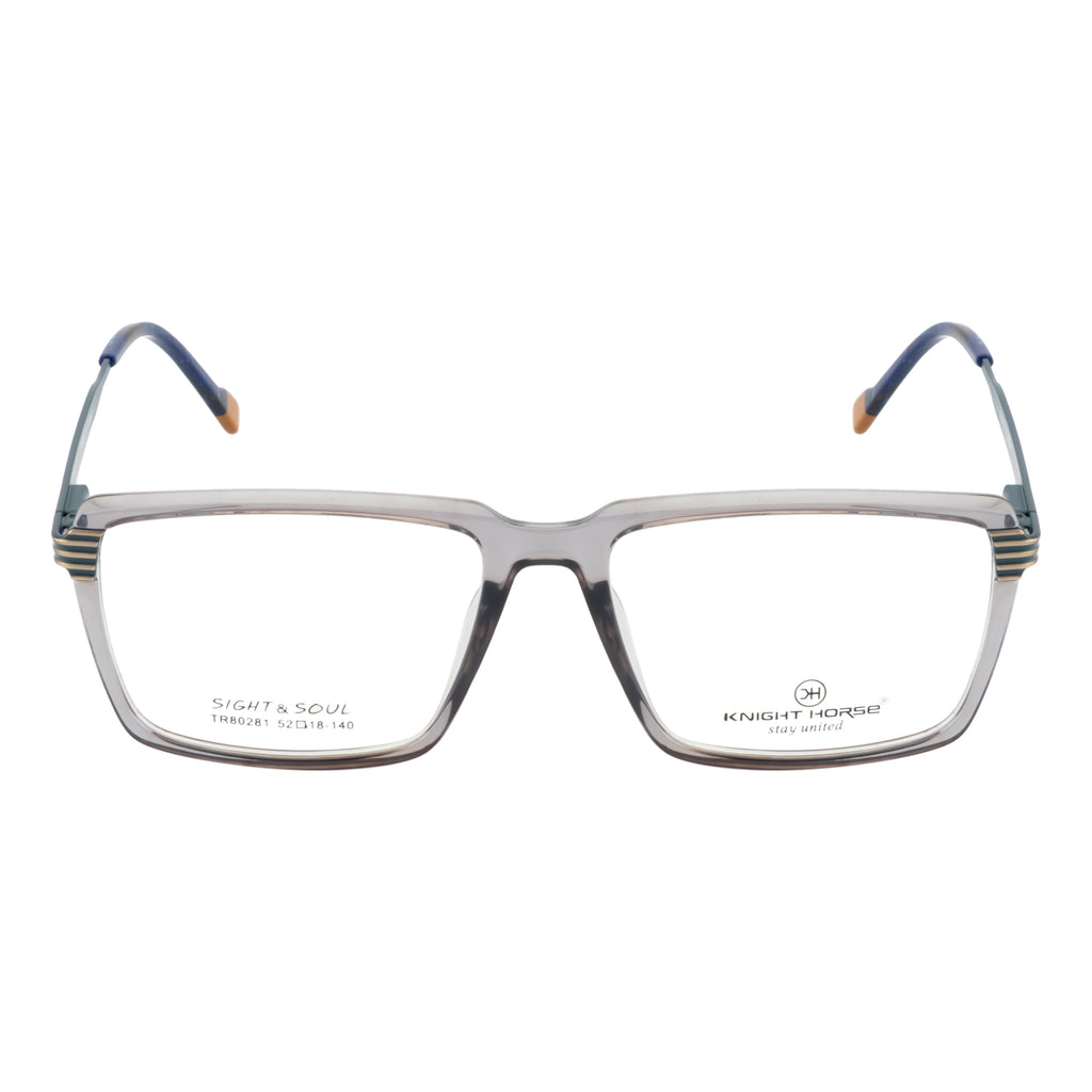 Premium Eyeglass Frame – Dual-Tone with Designer Sides