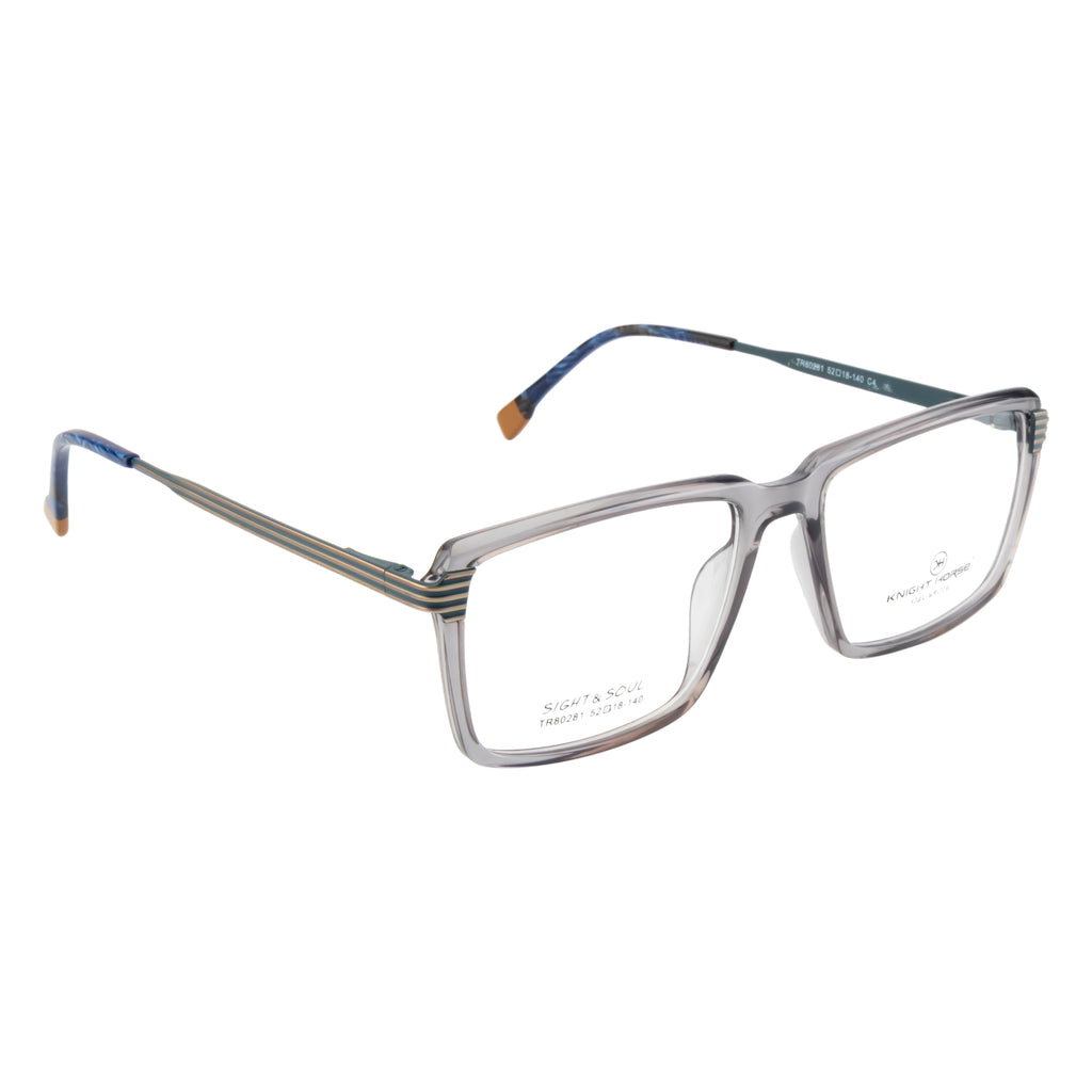 Premium Eyeglass Frame – Dual-Tone with Designer Sides