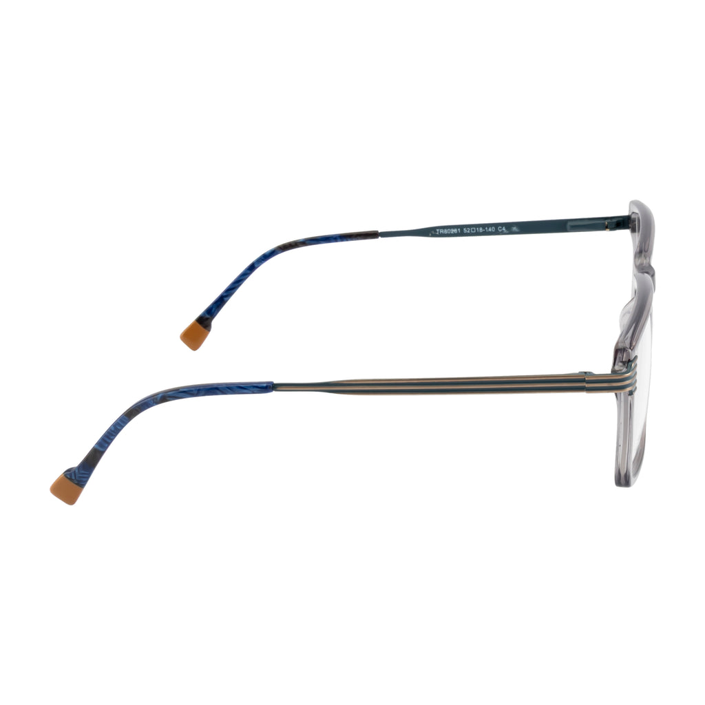 Premium Eyeglass Frame – Dual-Tone with Designer Sides